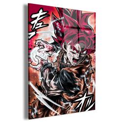 Red God Goku Warm Wall Art Canvas Christmas Gift For Son Daughter