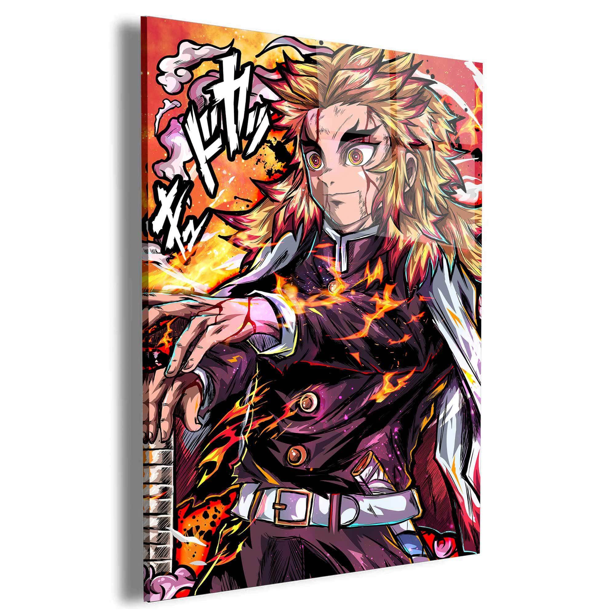 Rengoku Wall Art Canvas Meaning Birthday Christmas Gift For Son Daughter