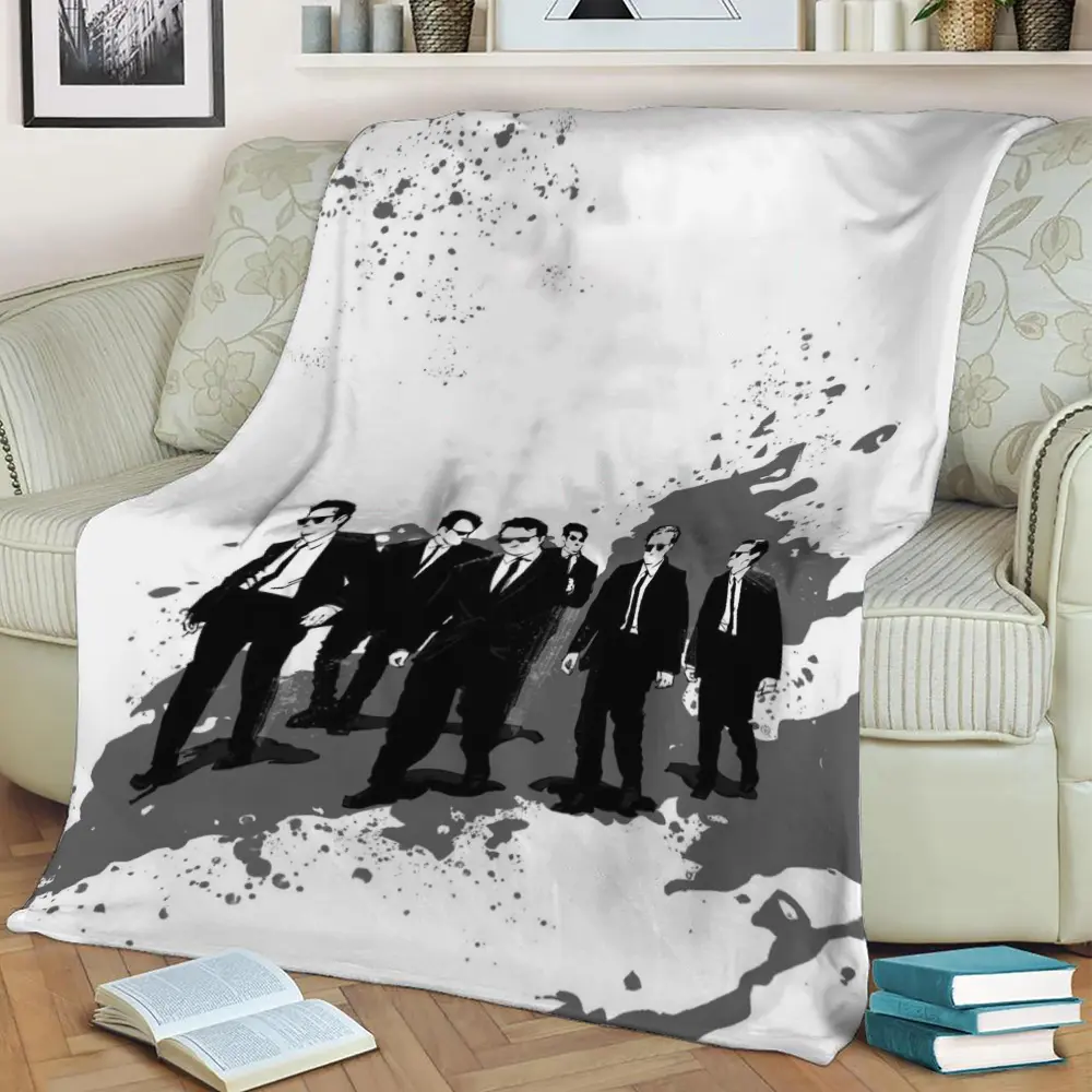 Reservoir Dogs Bw Fleece Throw Blanket Meaningful Gift For Halloween Christmas