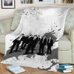 Reservoir Dogs Bw Fleece Throw Blanket Meaningful Gift For Halloween Christmas