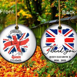 Rest In Peace Memorial Queen Elizabeth Ornament Perfect And Unique Gifts For Family On Christmas