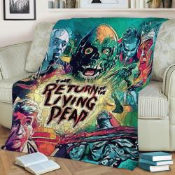 Return Of The Living Dead Fleece Throw Blanket Meaningful Gift For Halloween Christmas