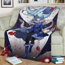 Rimuru Tempest Poster Fleece Throw Blanket Meaningful Gift For Halloween Christmas