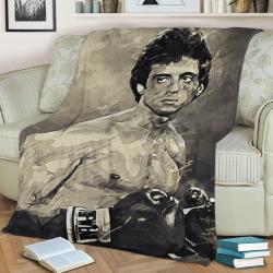 Rocky Balboa Ii Fleece Throw Blanket Meaningful Gift For Halloween Christmas