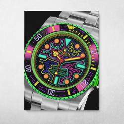 Pop Rolex Wall Art Canvas Meaning Gift For Birthday Christmas Halloween
