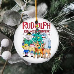 Rudolph The Red Nosed Reindeer Christmas Xmas Ornament Perfect And Unique Gifts For Family On Christmas