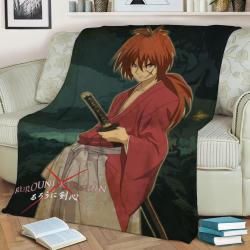 Ruroni Kenshin 4 Fleece Throw Blanket Meaningful Gift For Halloween Christmas
