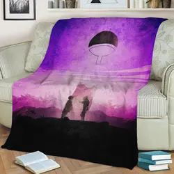 Sasuke Vs Itachi Final Fleece Throw Blanket Meaningful Gift For Halloween Christmas