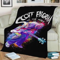 Scott Pilgrim Pop Art Fleece Throw Blanket Meaningful Gift For Halloween Christmas