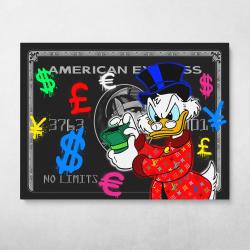 Scrooge No Limits Wall Art Canvas Meaning Gift For Birthday Christmas