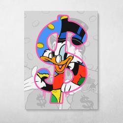 Scrooge x Warhol Wall Art Canvas Meaning Gift For Birthday Christmas