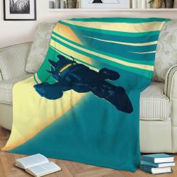 Serenity Fleece Throw Blanket Meaningful Gift For Halloween Christmas