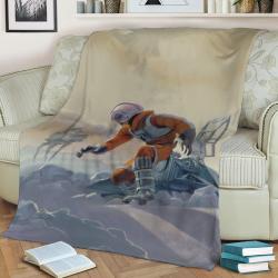 Skywalker Fleece Throw Blanket Meaningful Gift For Halloween Christmas