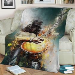 Slash Vintage Fleece Throw Blanket Meaningful Gift For Halloween Christmas