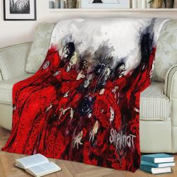 Slipknot Fleece Throw Blanket Meaningful Gift For Halloween Christmas