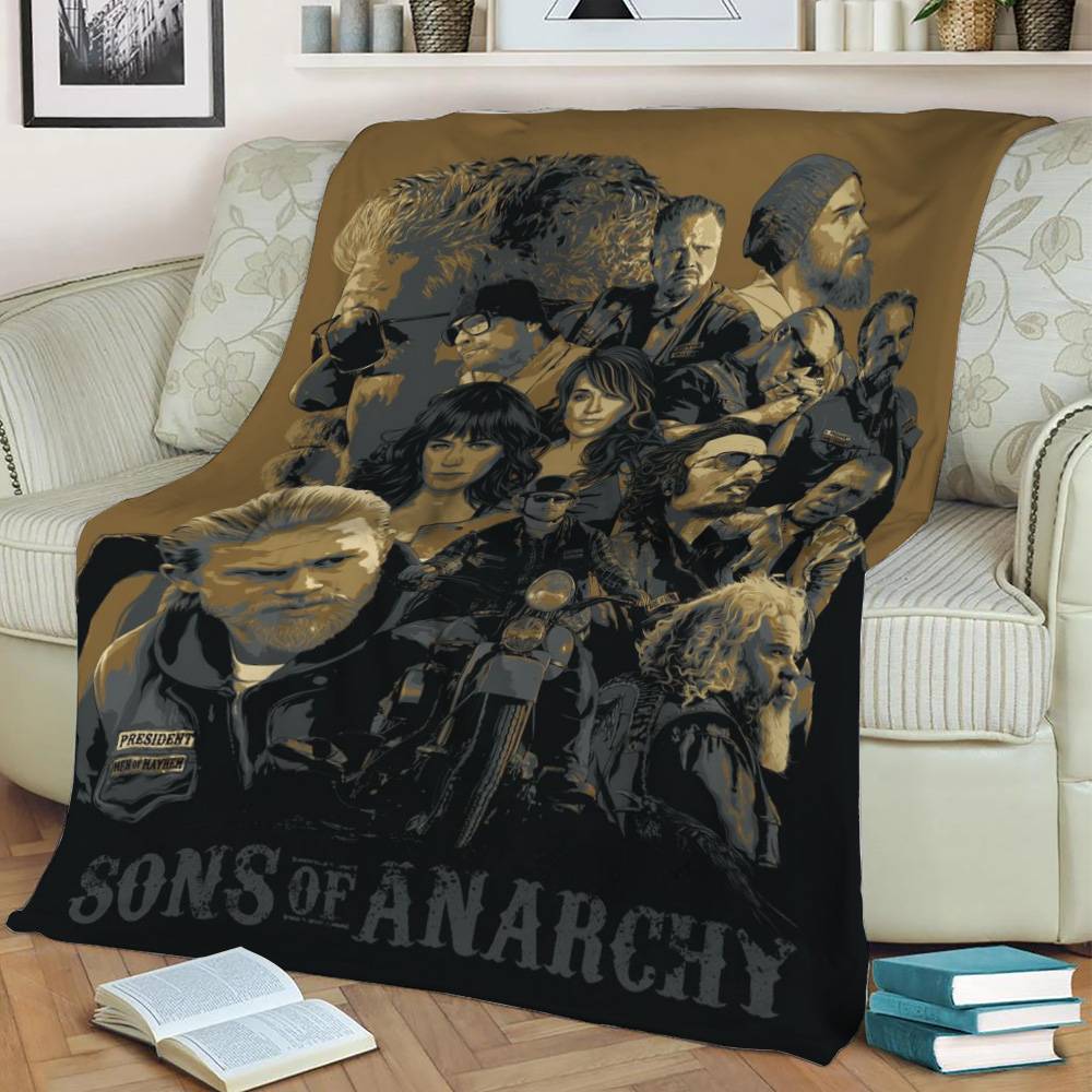 Sons Of Anarchy Fleece Throw Blanket Meaningful Gift For Halloween Christmas