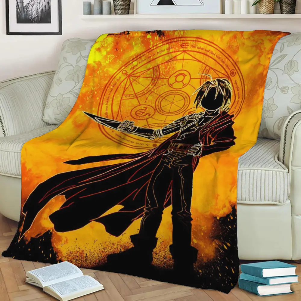 Soul Of The Alchemist Fleece Throw Blanket Meaningful Gift For Halloween Christmas