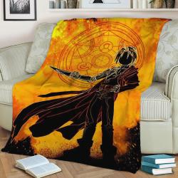 Soul Of The Alchemist Fleece Throw Blanket Meaningful Gift For Halloween Christmas