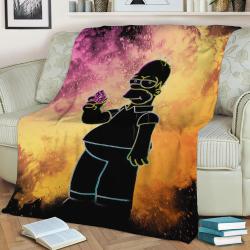 Soul Of The Dad Fleece Throw Blanket Meaningful Gift For Halloween Christmas