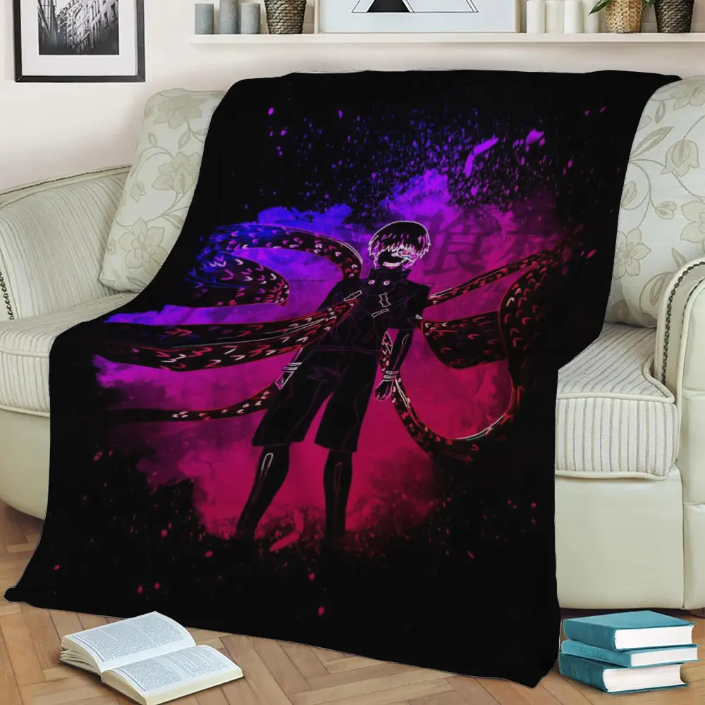 Soul Of The Ghoul Fleece Throw Blanket Meaningful Gift For Halloween Christmas