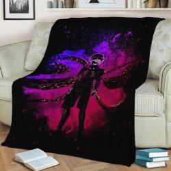 Soul Of The Ghoul Fleece Throw Blanket Meaningful Gift For Halloween Christmas