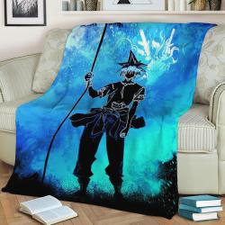 Soul Of The Monkey King Fleece Throw Blanket Meaningful Gift For Halloween Christmas