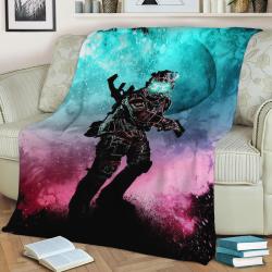 Soul Of The Pilot Fleece Throw Blanket Meaningful Gift For Halloween Christmas