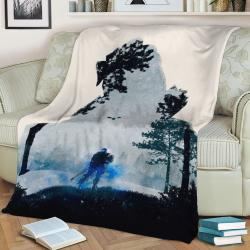 Sova Fleece Throw Blanket Meaningful Gift For Halloween Christmas