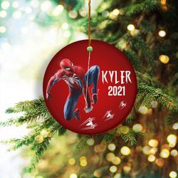 Spider Man Christmas Superhero Boys Birthday Ornament Perfect And Unique Gifts For Family On Christmas