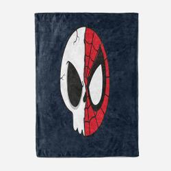 Spider-Man Pattern Blanket Meaningful Gift For Halloween Christmas Flannel Throw Room Decoration