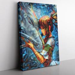 Spirited Away Studio Ghibli Canvas Print Wall Art Canvas Christmas Gift For Son Daughter