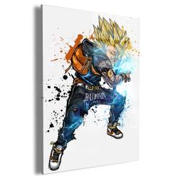 SS2 Goku Wall Art Canvas Meaning Birthday Christmas Gift For Son Daughter
