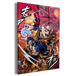 SSJ Red God Wall Art Canvas Meaning Birthday Christmas Gift For Son Daughter