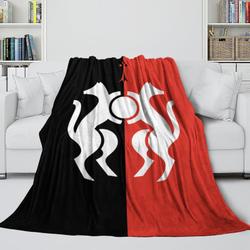Stade Rennais Football Club Blanket Meaningful Gift For Halloween Christmas Flannel Throw Room Decoration