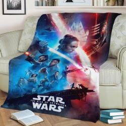 Star Wars Episode Ix The Rise Of Skywalker Fleece Throw Blanket Meaningful Gift For Halloween Christmas