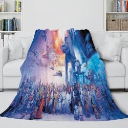Star Wars Flannel Fleece Throw Cosplay Blanket Meaningful Gift For Halloween Christmas Shawl Wrap Nap Quilt