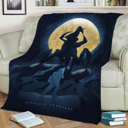 Starship Troopers Fleece Throw Blanket Meaningful Gift For Halloween Christmas