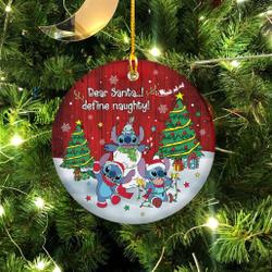 Stitch Christmas Ornament Tree Decoration Gift Perfect And Unique Gifts For Family On Christmas