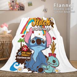 Stitch Cosplay Flannel Throw Blanket Meaningful Gift For Halloween Christmas Micro Fleece Plush Blanket Meaningful Gift For Halloween Christmas