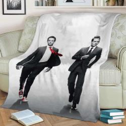 Suits Fleece Throw Blanket Meaningful Gift For Halloween Christmas
