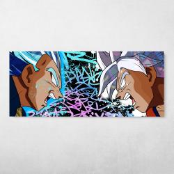 Super Saiyan Royale Wall Art Canvas Meaning Gift For Birthday Christmas