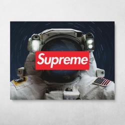 Supreme Astronaut Wall Art Canvas Meaning Gift For Birthday Christmas