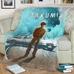 Takumi Fleece Throw Blanket Meaningful Gift For Halloween Christmas