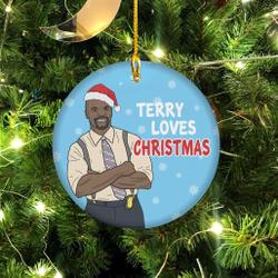 Terry Crews Brooklyn 99 Christmas Tree Ornament Gift Perfect And Unique Gifts For Family On Christmas