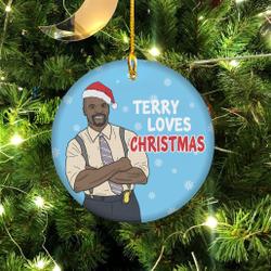 Terry Crews Brooklyn 99 Loves Christmas Ornament Perfect And Unique Gifts For Family On Christmas