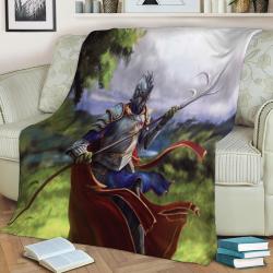 The Bankless Warrior Fleece Throw Blanket Meaningful Gift For Halloween Christmas