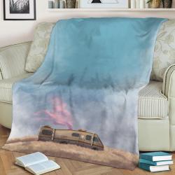 The Breaking Bad Rv Fleece Throw Blanket Meaningful Gift For Halloween Christmas