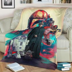 The Child Fleece Throw Blanket Meaningful Gift For Halloween Christmas