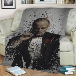 The Father Splatter Effect Artwork Inspired By Don Vi Fleece Throw Blanket Meaningful Gift For Halloween Christmas