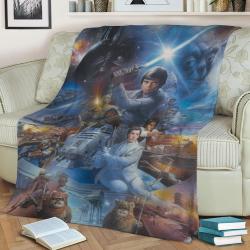 The Force Fleece Throw Blanket Meaningful Gift For Halloween Christmas
